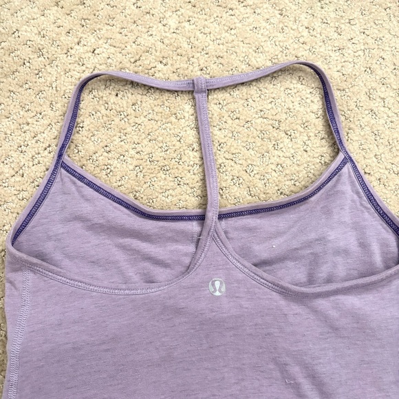 Lululemon Diversity Tank Top Lilac Purple Spaghetti Strap Shelf Bra Women’s 6 - Picture 6 of 7